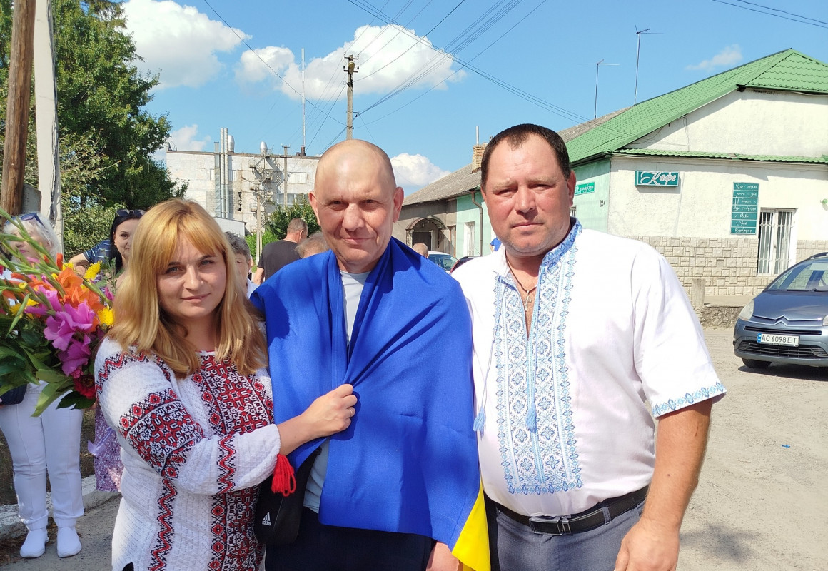 Після 20 місяців полону: на Волині зустріли захисника Сергія Сагаля