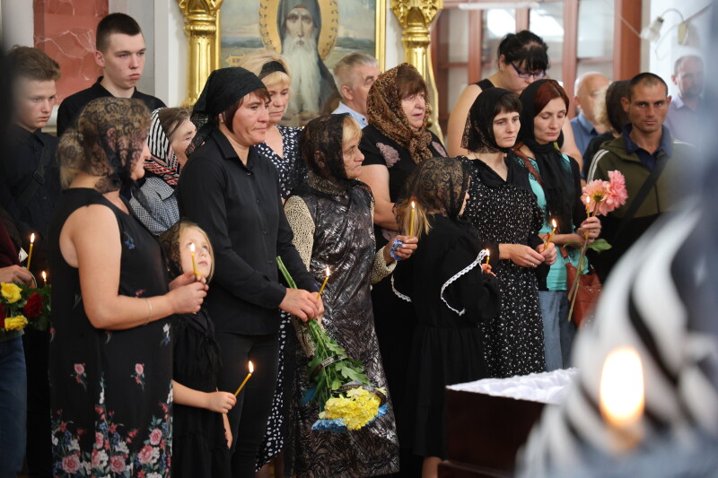 Загинув у Запорізькій області: у Луцьку попрощалися з Героєм Олексієм Бондарем