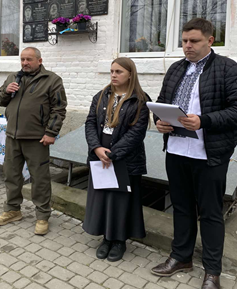 У волинському ліцеї відкрили меморіальну дошку випускнику-Герою Олександру Юзві