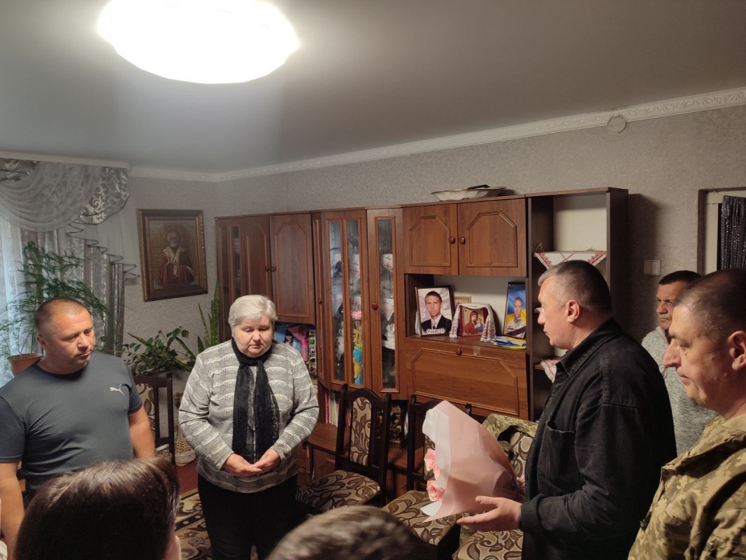 Мамі Героя з Волині вручили його посмертну нагороду
