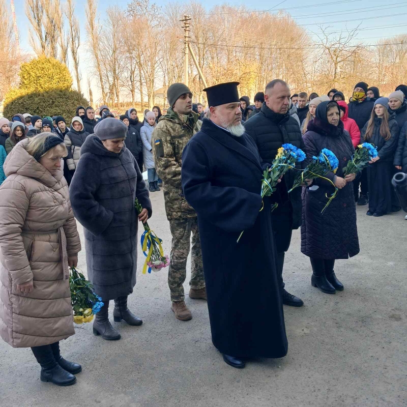 На Волині відкрили меморіальну дошку загиблому воїну Ігорю Панасюку