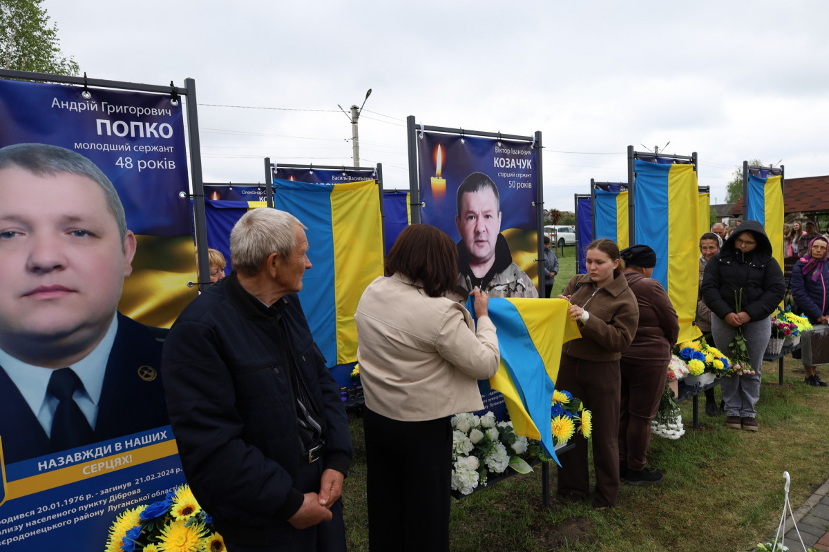 У громаді на Волині відкрили Алею пам’яті Героїв: місце, де живе вдячність і вічна слава