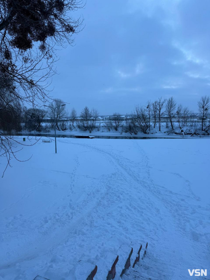 У луцькому парку в мороз –17 °C помітили бігуна без одягу