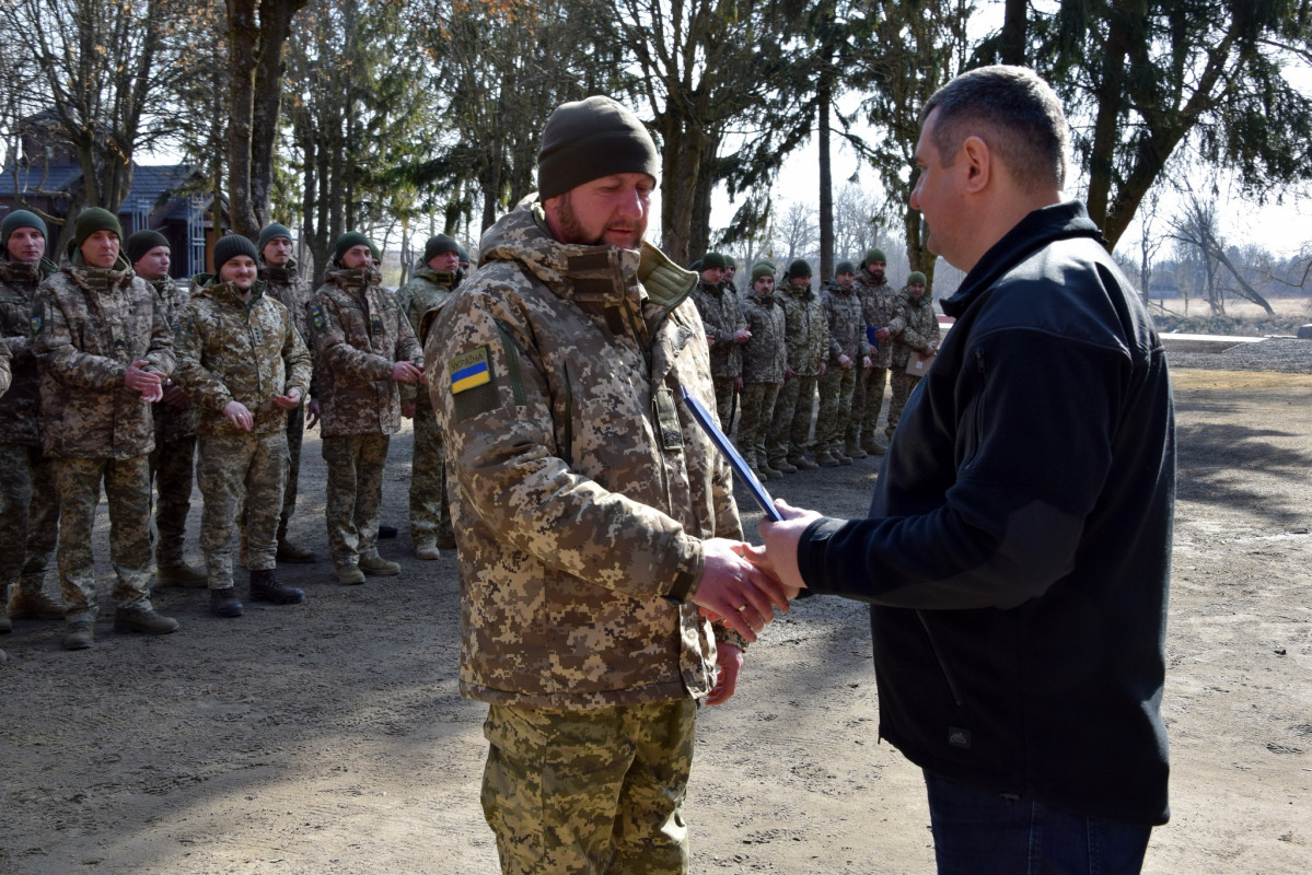 Протягом 8 місяців давали відсіч окупантам: на Волині нагородили прикордонників, які повернулися з передової 
