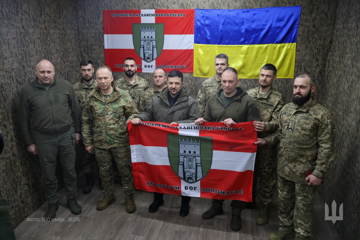 Зеленський вручив бойові нагороди воїнам легендарної 100-ї бригади