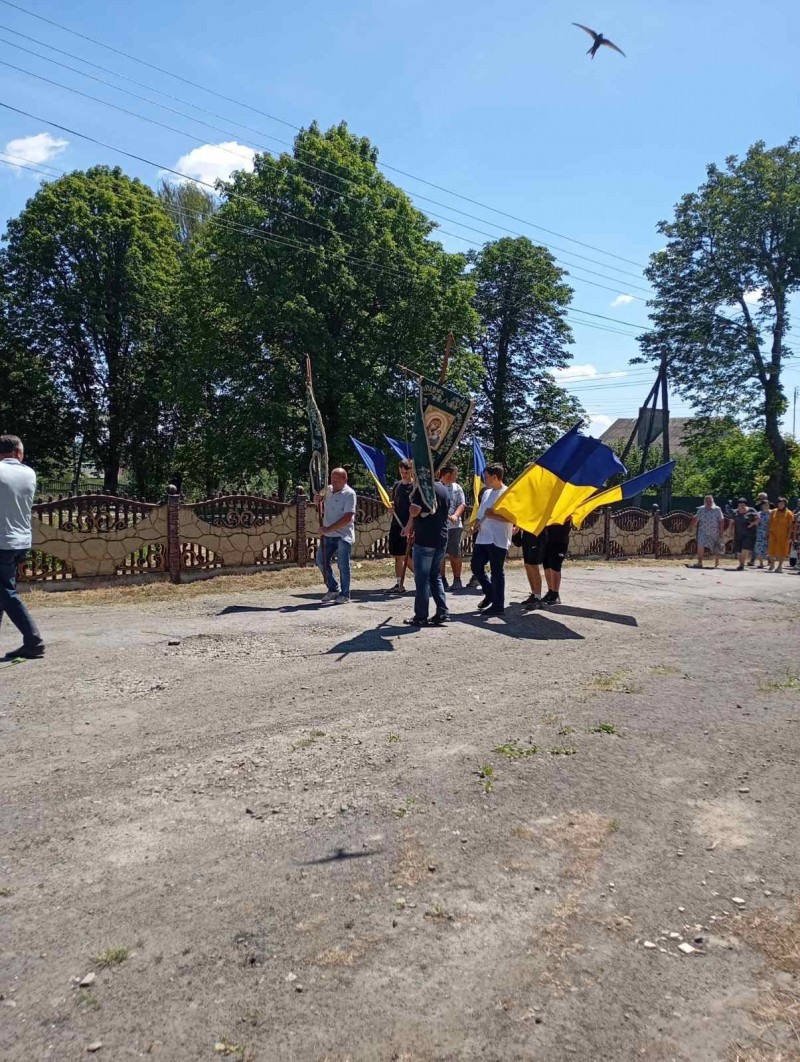 На Волині поховали Героя Петра Усатого