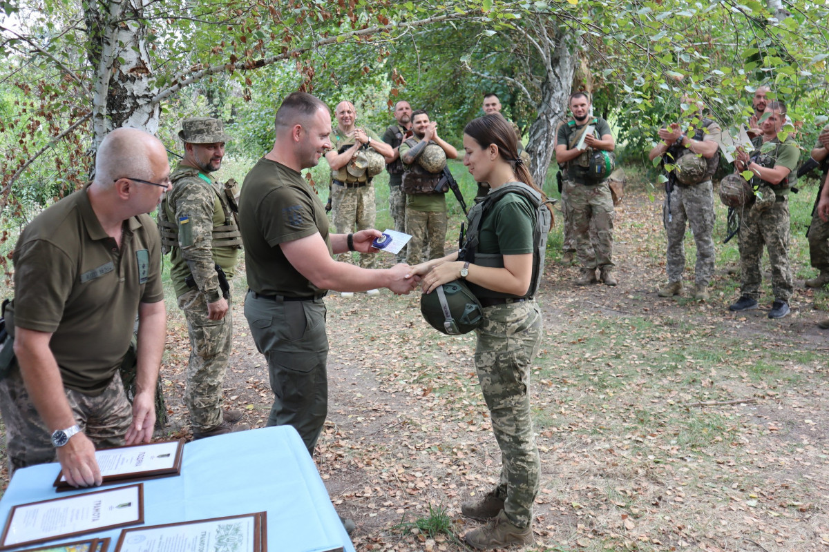 Волинських тероборонівців, які воюють на сході, відзначили нагородами