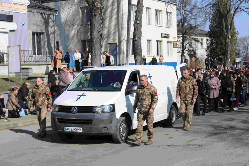 Громада на Волині провела в останню земну дорогу свого захисника Івана Шваївського