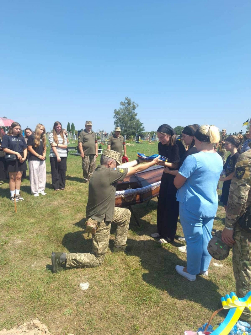 На Волині поховали Героя Богдана Рибіченка, який загинув майже рік тому