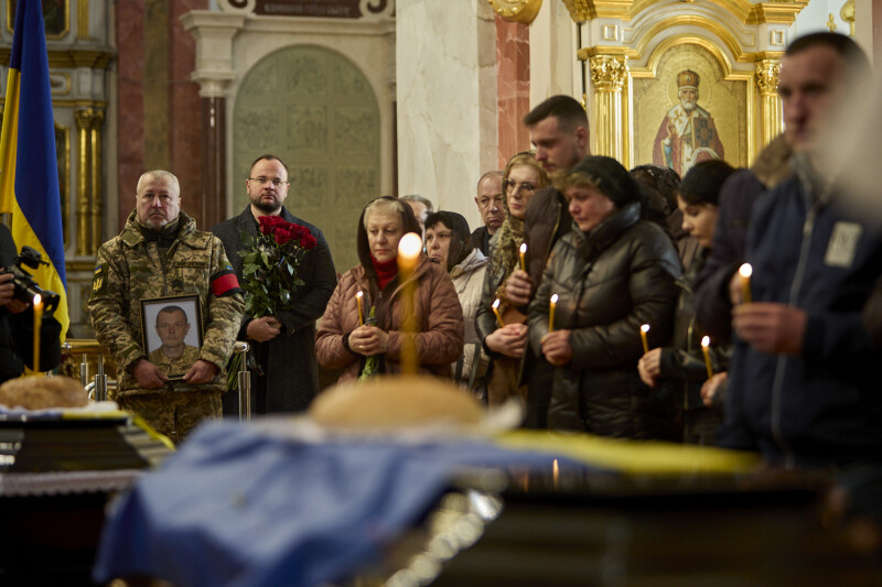 У Луцьку провели в останню путь Героїв Андрія Міщука та Андрія Смалюка