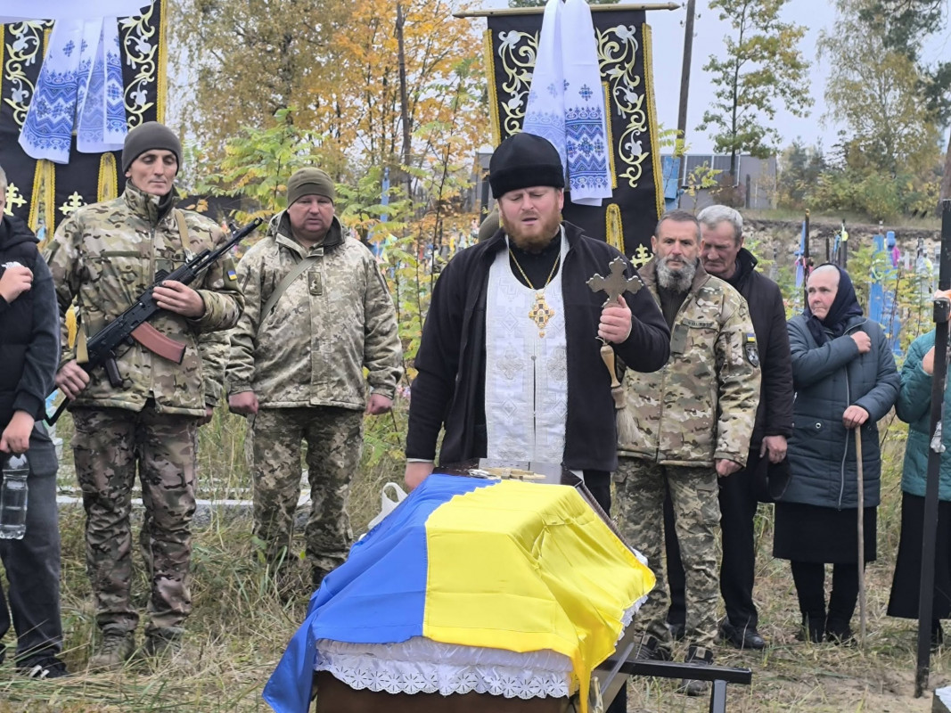На Волині поховали воїна Богдана Назарука, який загинув на Курському напрямку