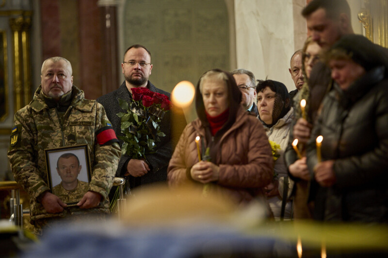 У Луцьку провели в останню путь Героїв Андрія Міщука та Андрія Смалюка