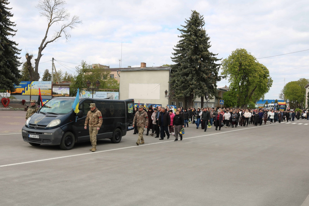На Волині попрощалися із захисником Миколою Гундеричем
