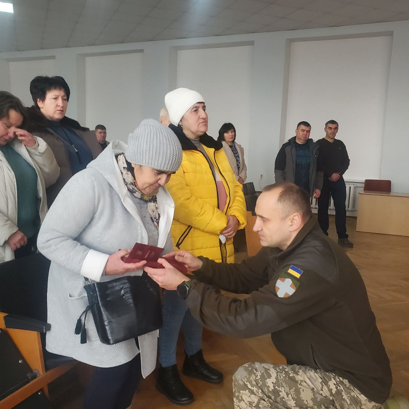 Загинув на Донеччині: рідним воїна з Волині вручили його посмертну нагороду