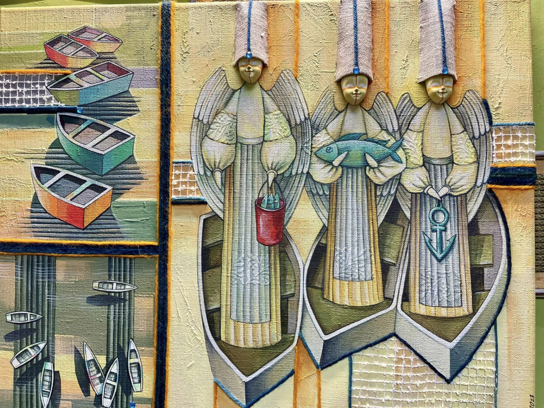 Волинська художниця представила виставку картин на релігійну тематику