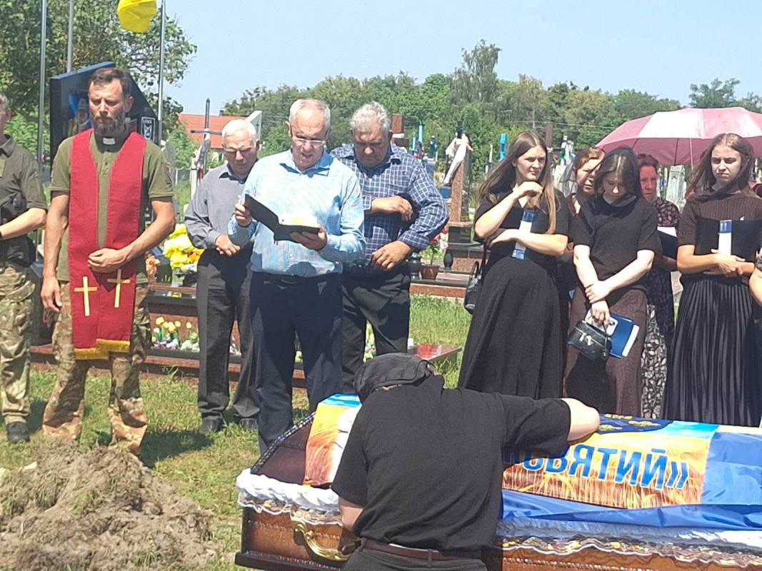 На Волині поховали Героя Богдана Рибіченка, який загинув майже рік тому
