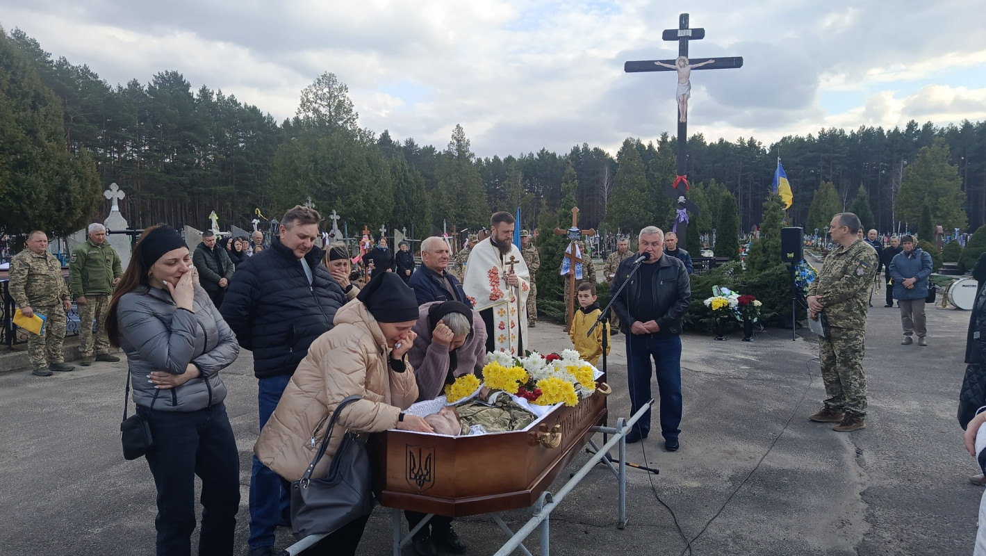 На Волині попрощалися з молодим Героєм Андрієм Горайчуком, відзначеним «Хрестом Хоробрих»