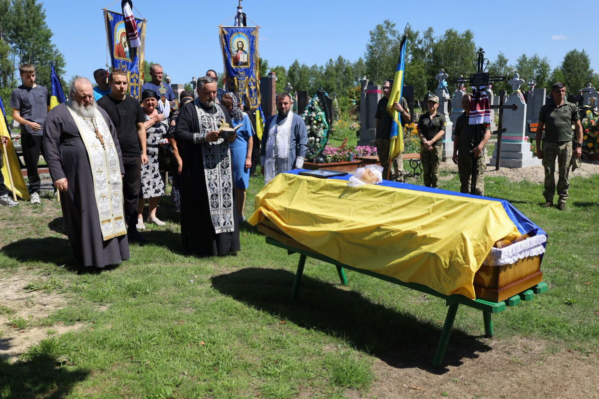 На Волині поховали полеглого Героя Сергія Конончука