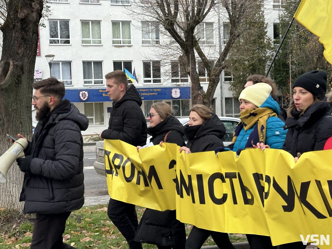 «Гроші на ЗСУ»: в Луцьку відбувся марш протесту