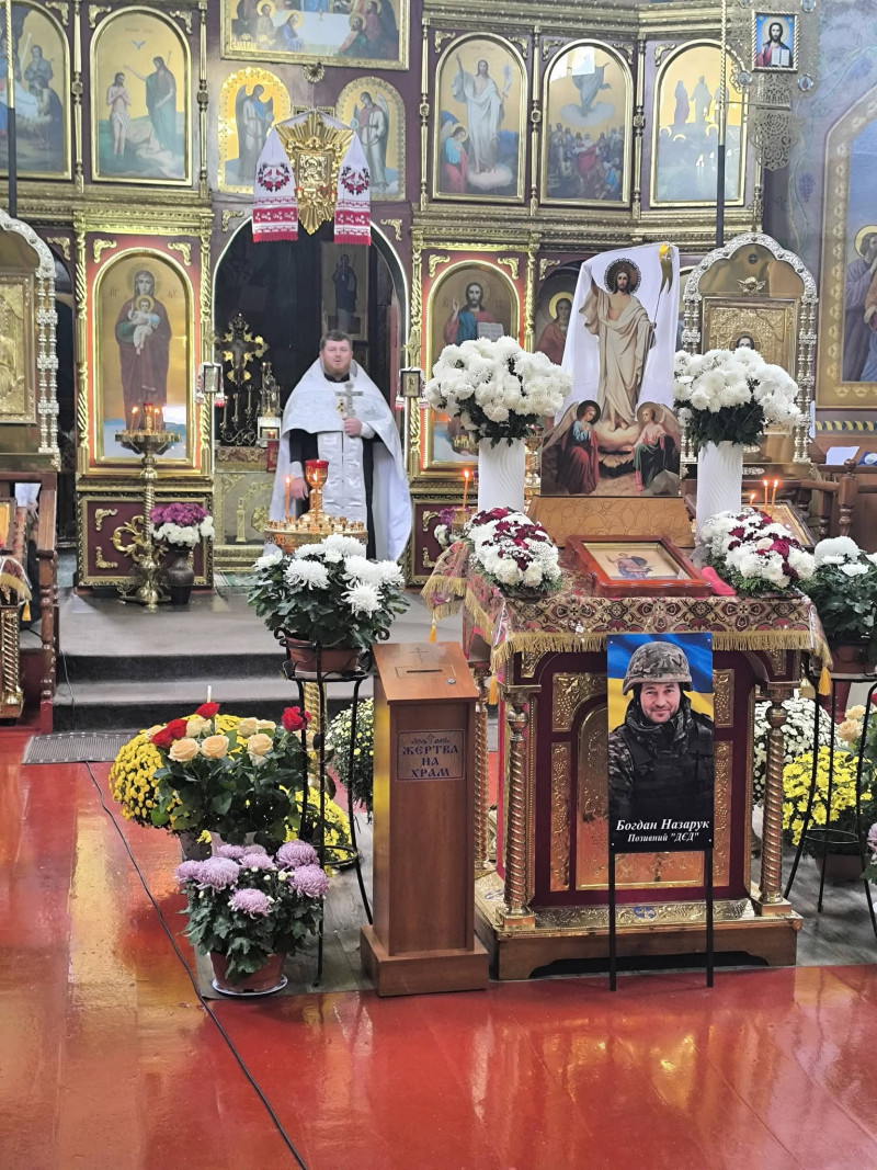 На Волині поховали воїна Богдана Назарука, який загинув на Курському напрямку