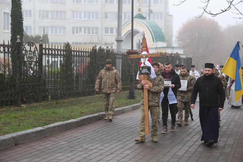 У Луцьку провели в останню путь 36-річного Героя Михайлом Миколайовичем Чернюком