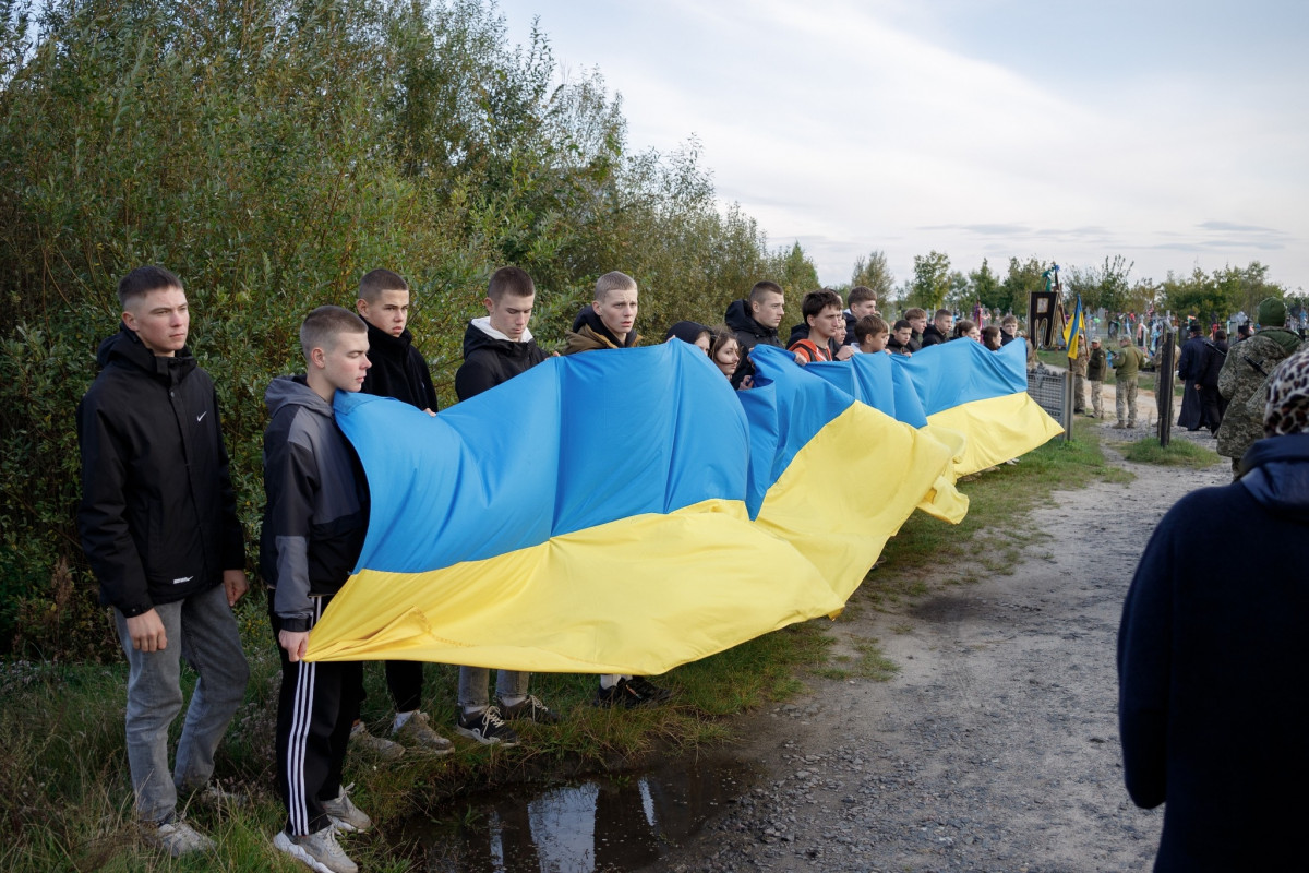 Загинув в бою за Україну: на Волині попрощалися з Героєм Олександром Синяговським