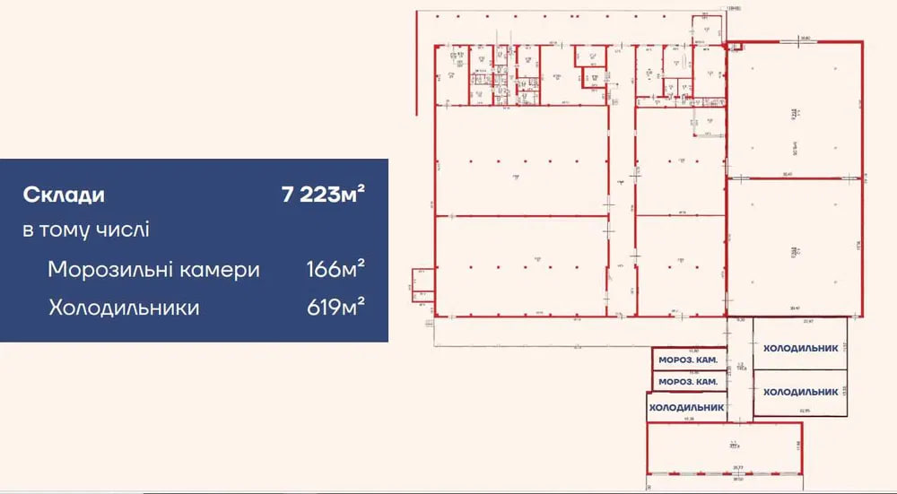 У Луцьку продають цілий комплекс зі складськими приміщеннями за понад 100 мільйонів гривень