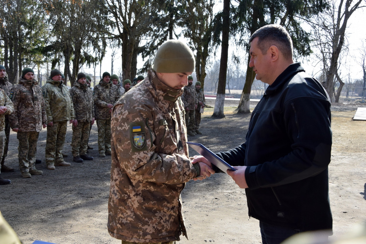 Протягом 8 місяців давали відсіч окупантам: на Волині нагородили прикордонників, які повернулися з передової 
