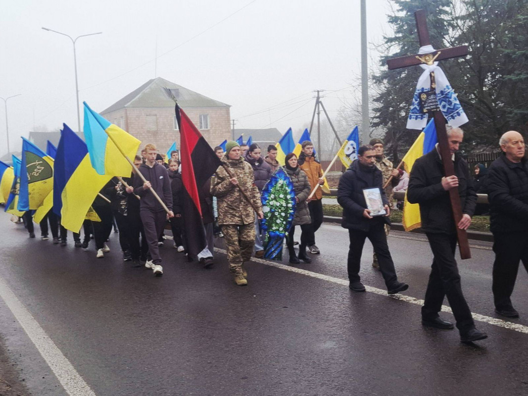 В останню путь провели захисника з Волині Олександра Мойсеєва