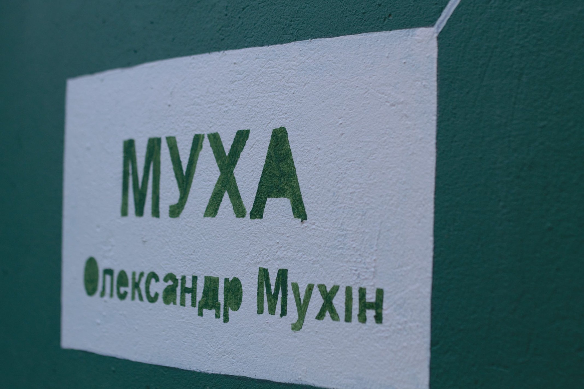 У Луцьку створили мурал на честь відомого вуличного музиканта «Мухи»