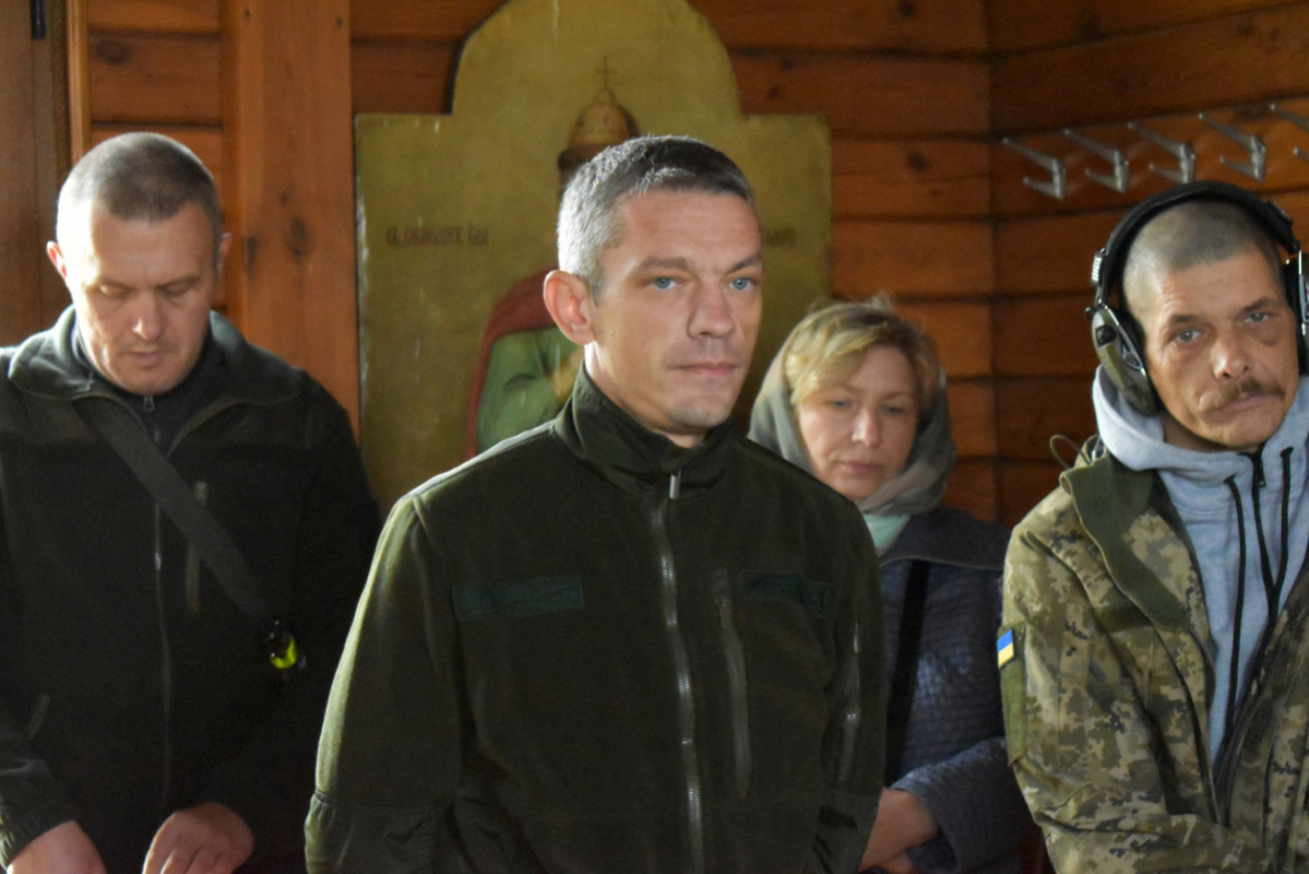 Військові, які проходять реабілітацію на Волині, відвідали святині поблизу Луцька