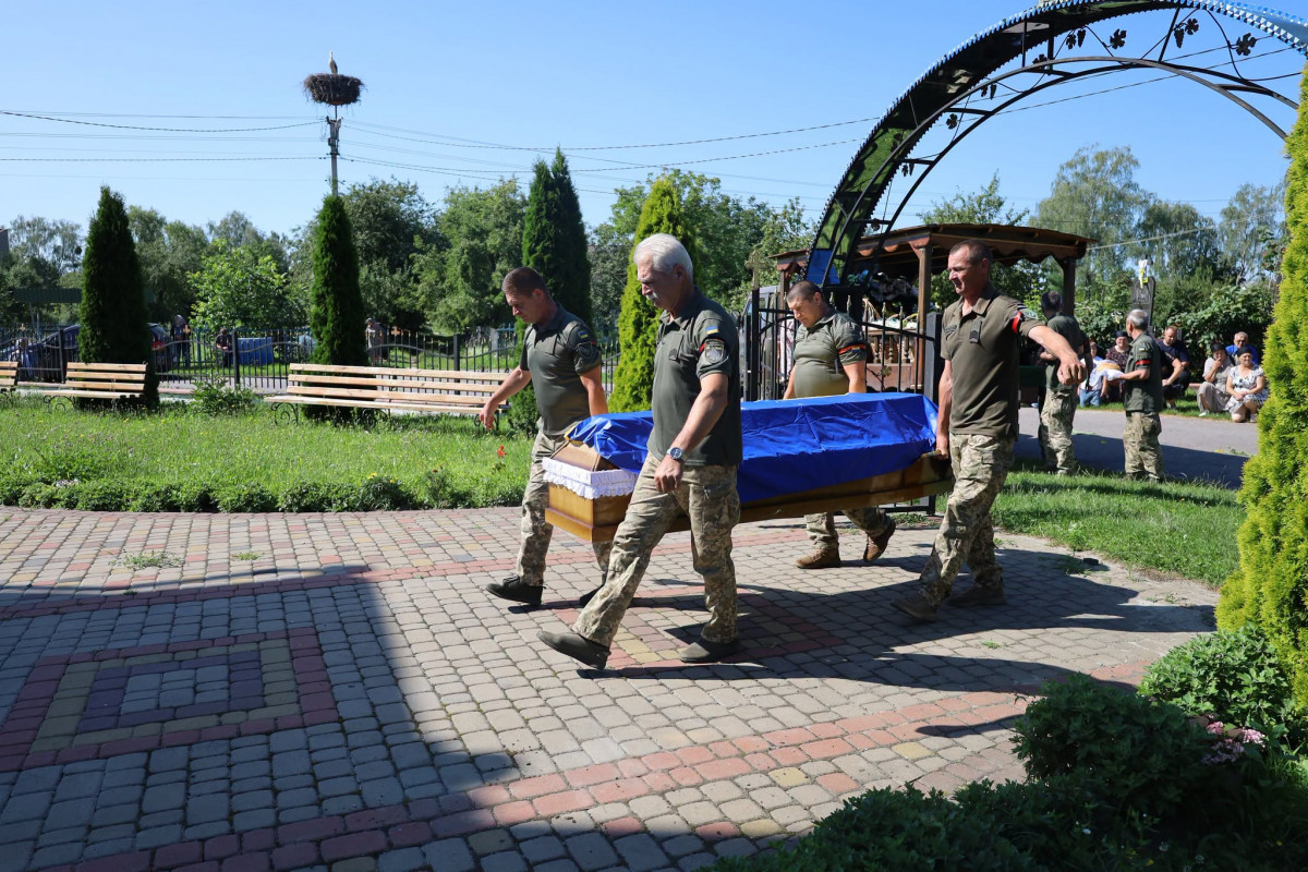 На Волині поховали полеглого Героя Сергія Конончука