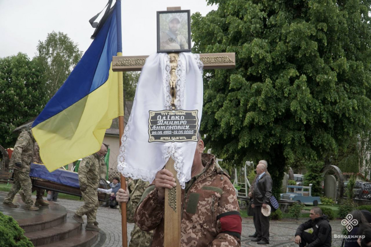 Життя обірвалося під час лікування: на Волині поховали молодого військовослужбовця Дмитра Олівка