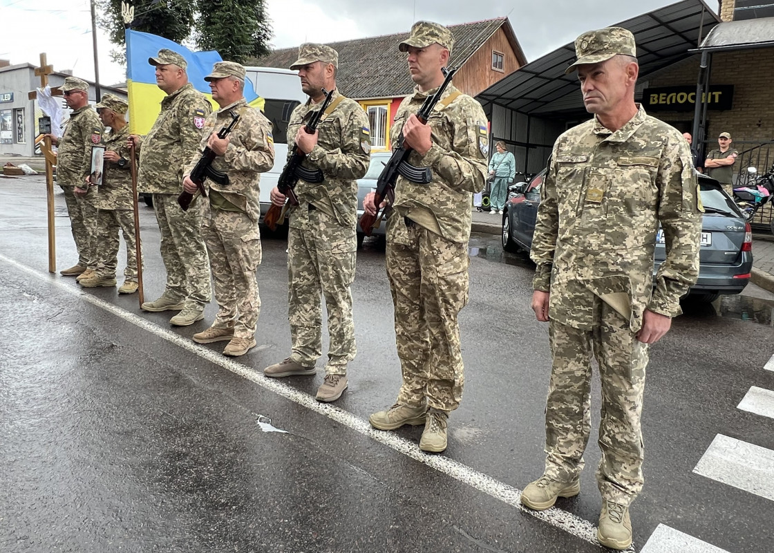 На Волині попрощалися із нацгвардійцем Володимиром Якимовичем, який загинув на Донеччині