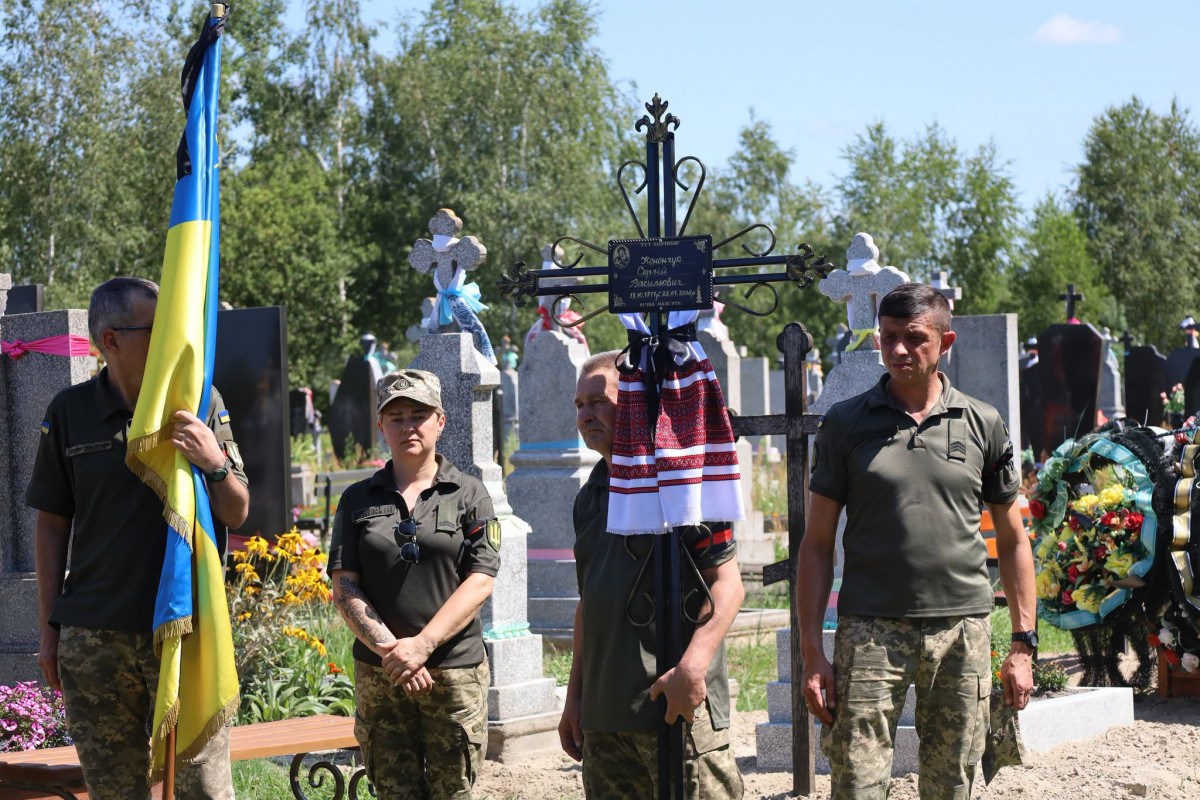 На Волині поховали полеглого Героя Сергія Конончука