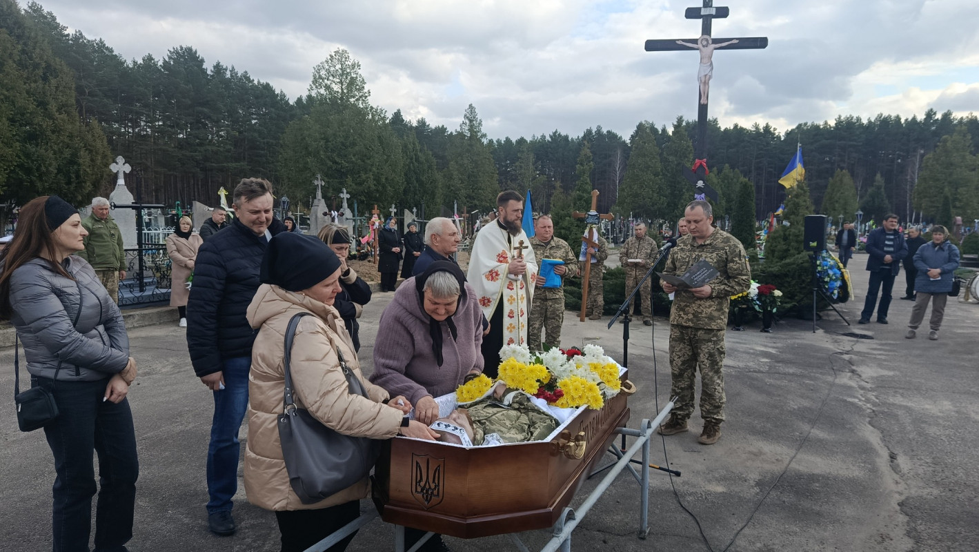 На Волині попрощалися з молодим Героєм Андрієм Горайчуком, відзначеним «Хрестом Хоробрих»