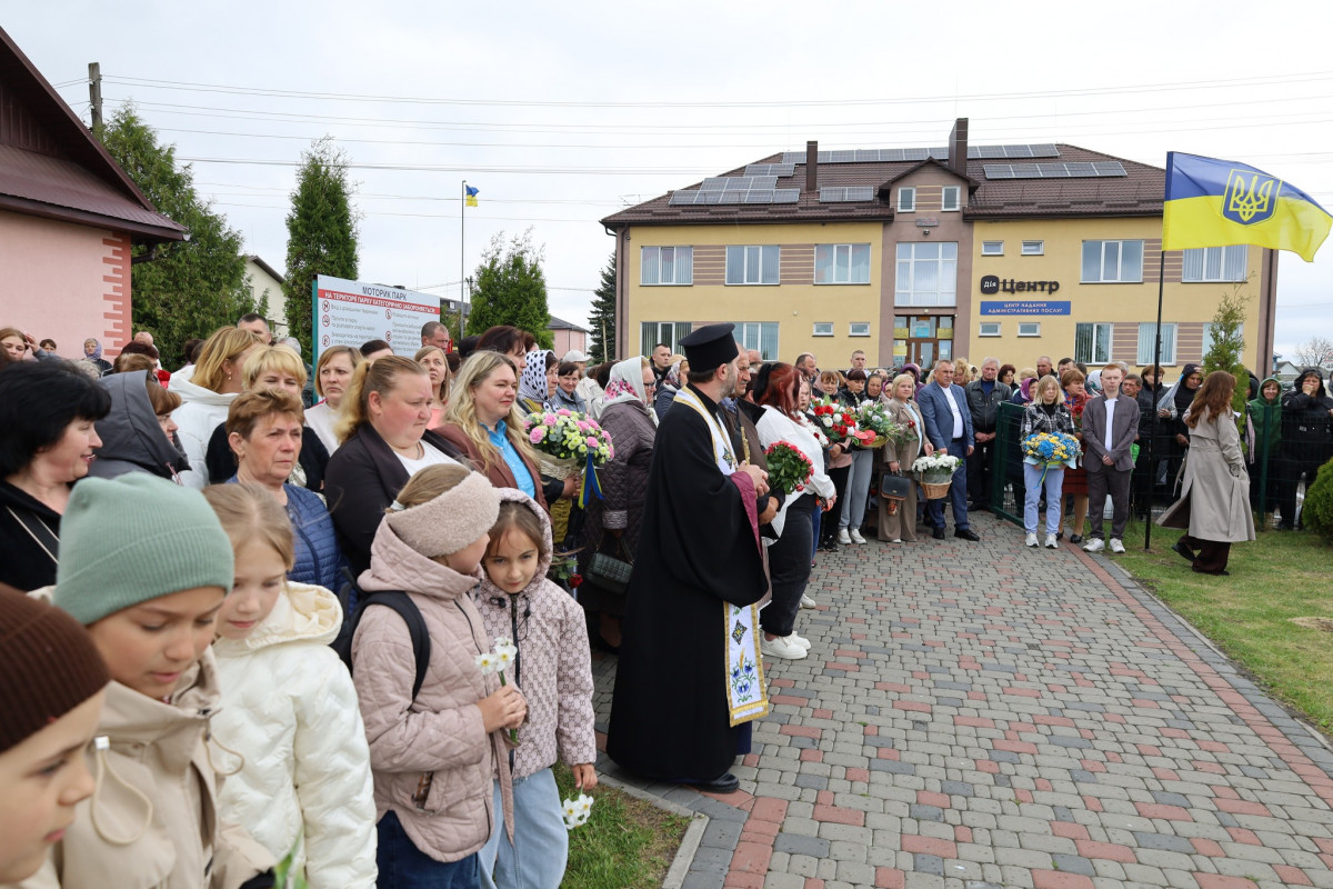 У громаді на Волині відкрили Алею пам’яті Героїв: місце, де живе вдячність і вічна слава