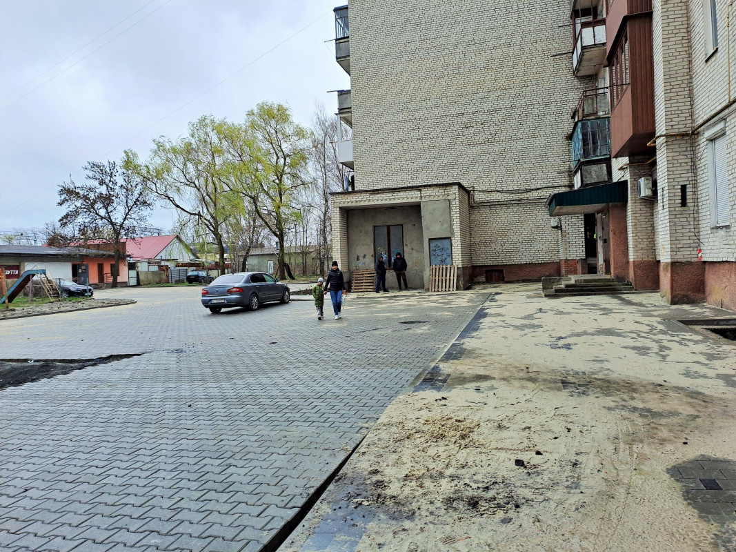 У Ковелі ремонтують двори, які підтоплювало під час опадів