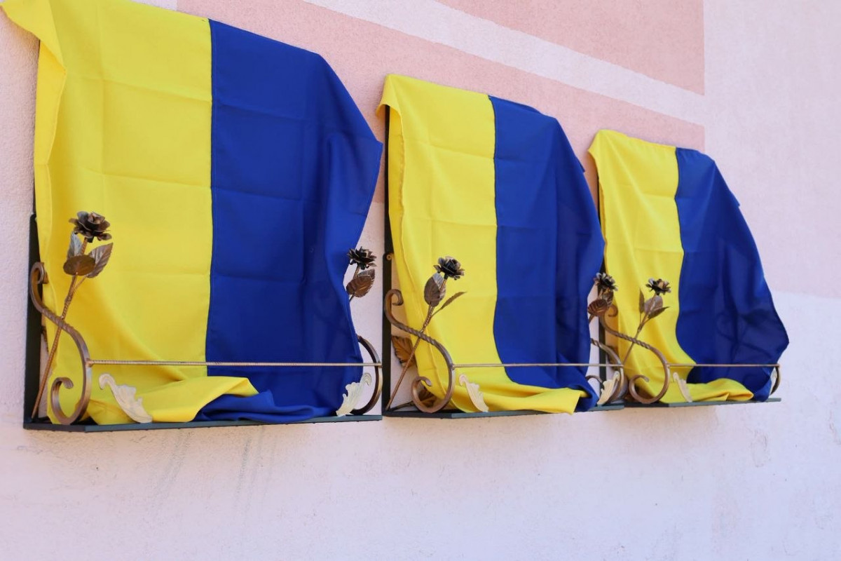 У громаді на Волині відкрили меморіальні дошки чотирьом полеглим захисникам-випусникам