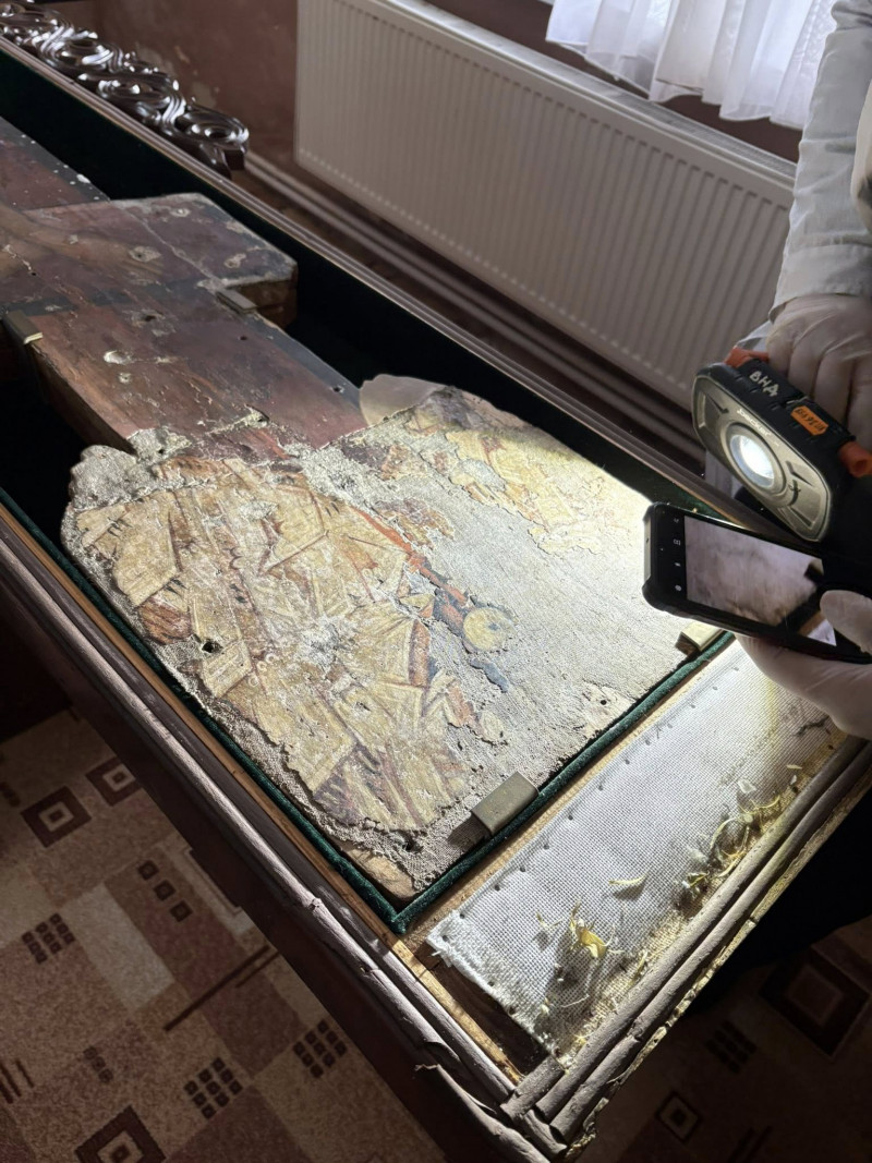 У Свято-Успенському соборі на Волині рятують унікальне «Розп’яття» XV століття