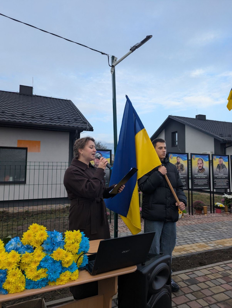 У громаді на Волині відкрили алеї пам’яті на честь загиблих захисників-земляків