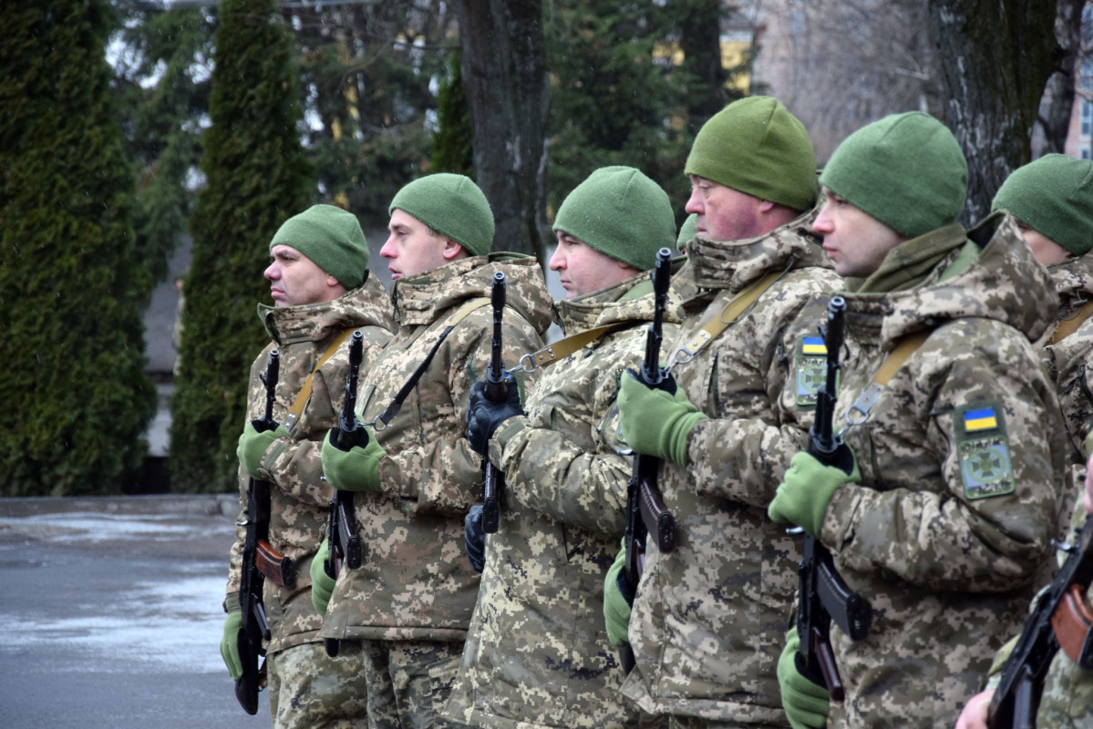 У Луцьку новобранці-прикордонники склали військову присягу