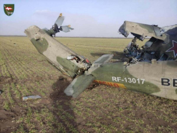 Волинська бригада знищила ворожий вертоліт
