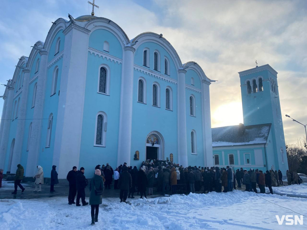 Глава ПЦУ Епіфаній уперше очолив літургію в Успенському соборі на Волині