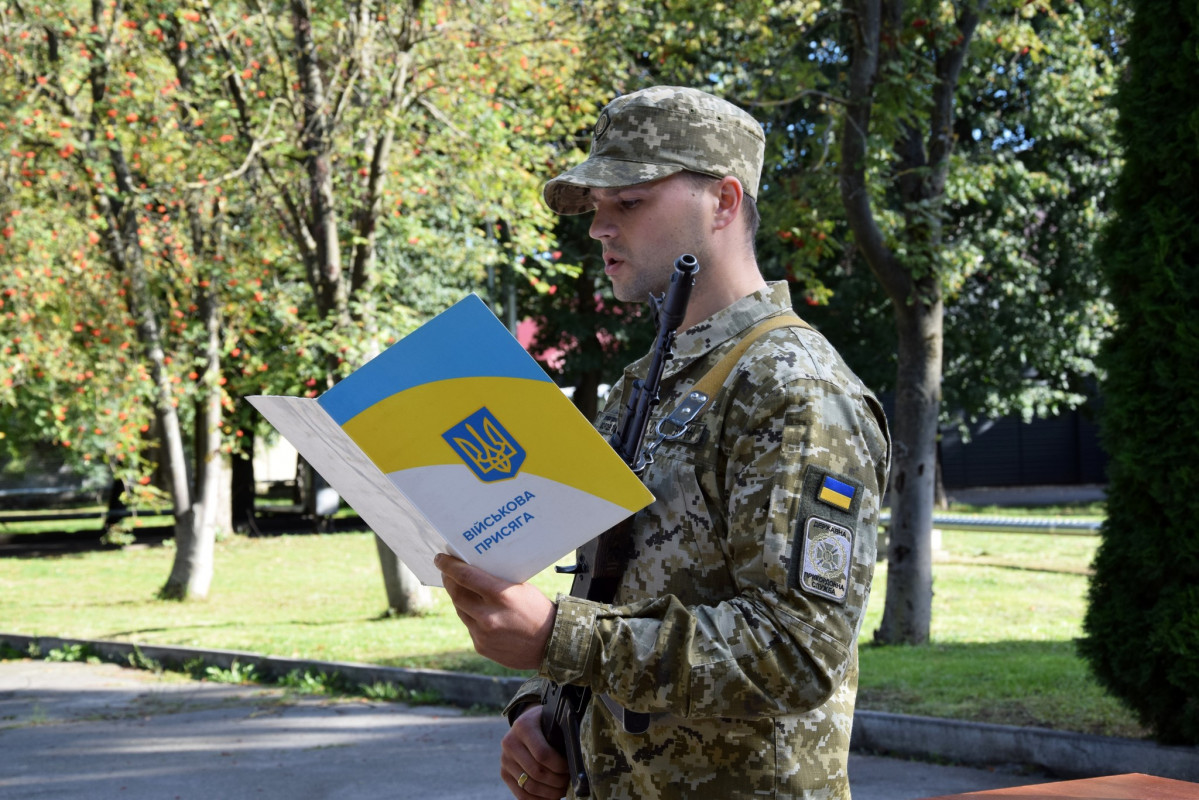 На Волині рекрути-прикордонники урочисто склали військову присягу
