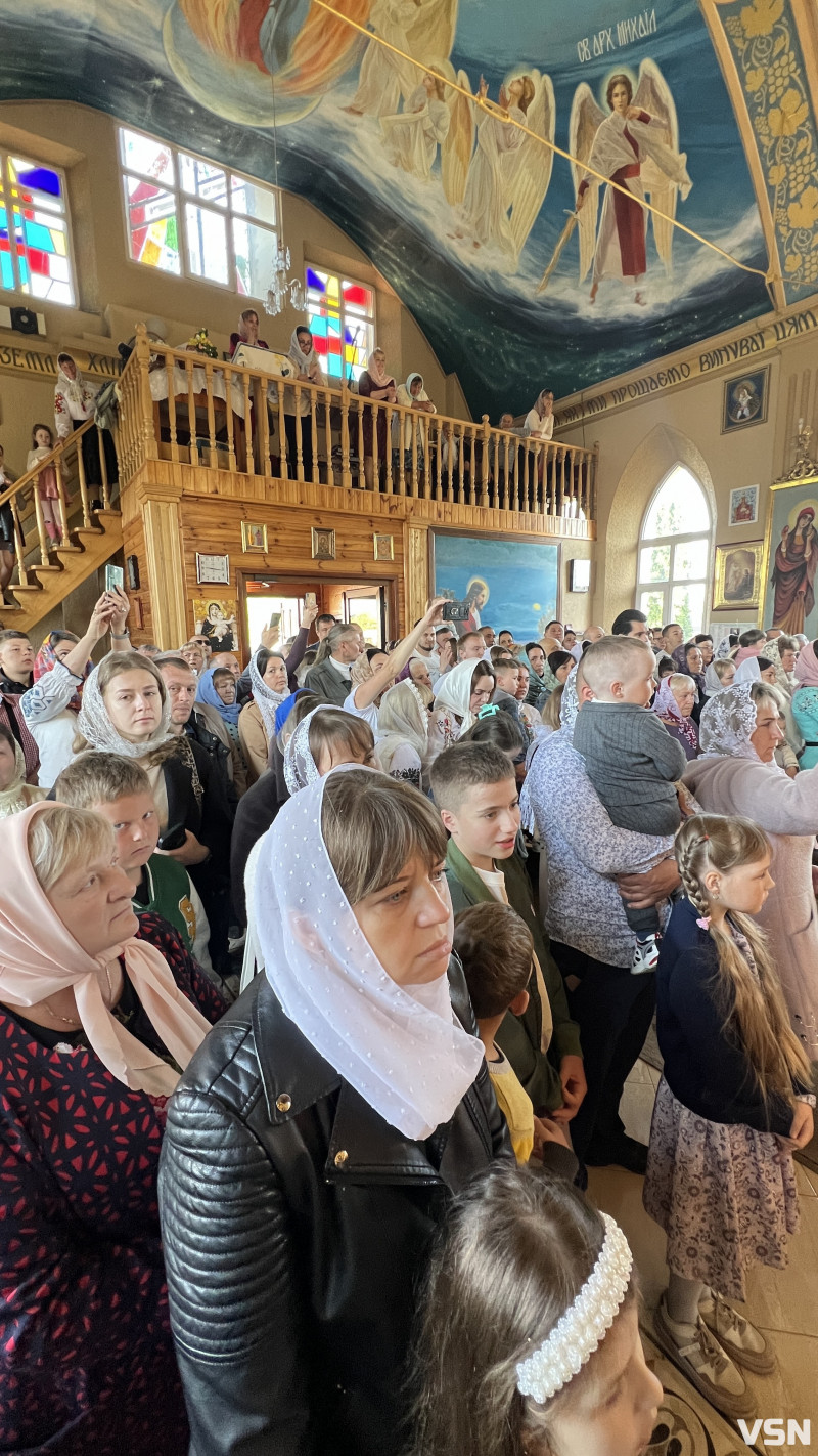 У селі Боратин біля Луцька освятили великодні кошики. Фото