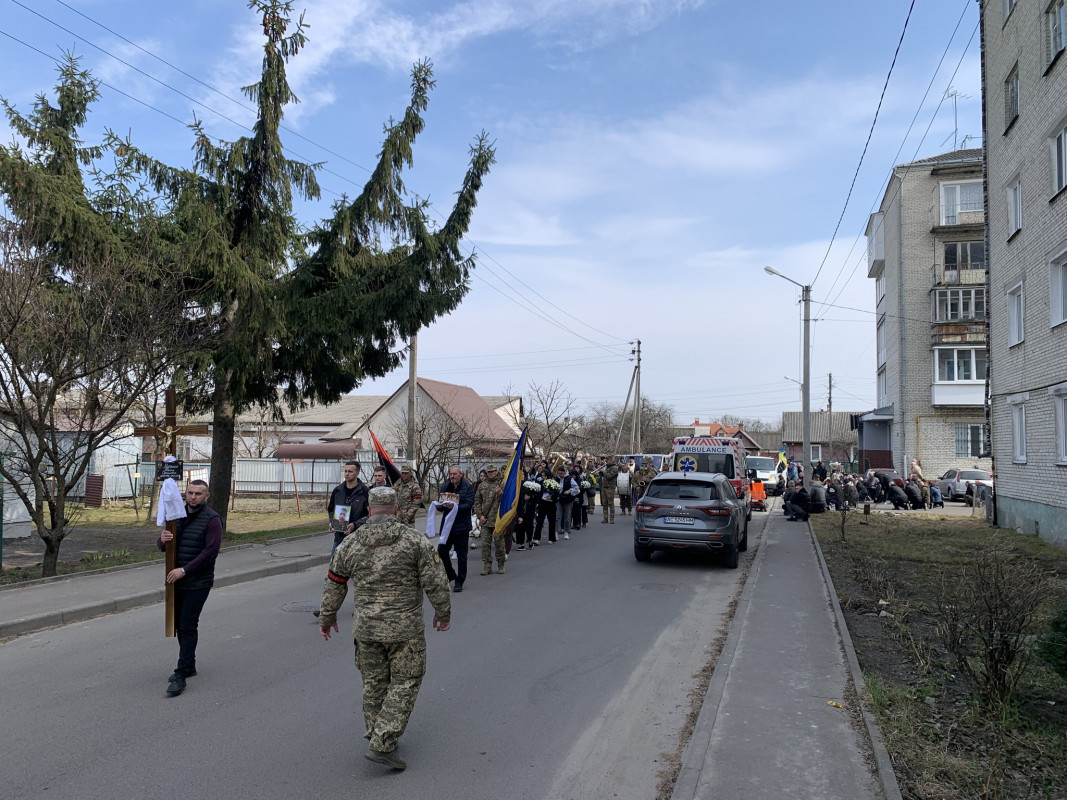 Герою навіки 25: на Волині попрощалися з Максимом Мурашком, який загинув на Курщині у листопаді 2024 року