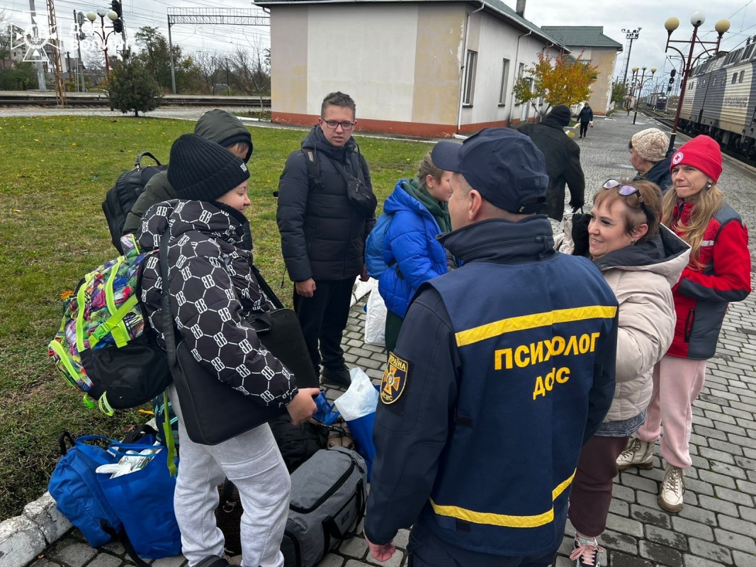 На Волинь прибув евакуаційний потяг з Донеччини
