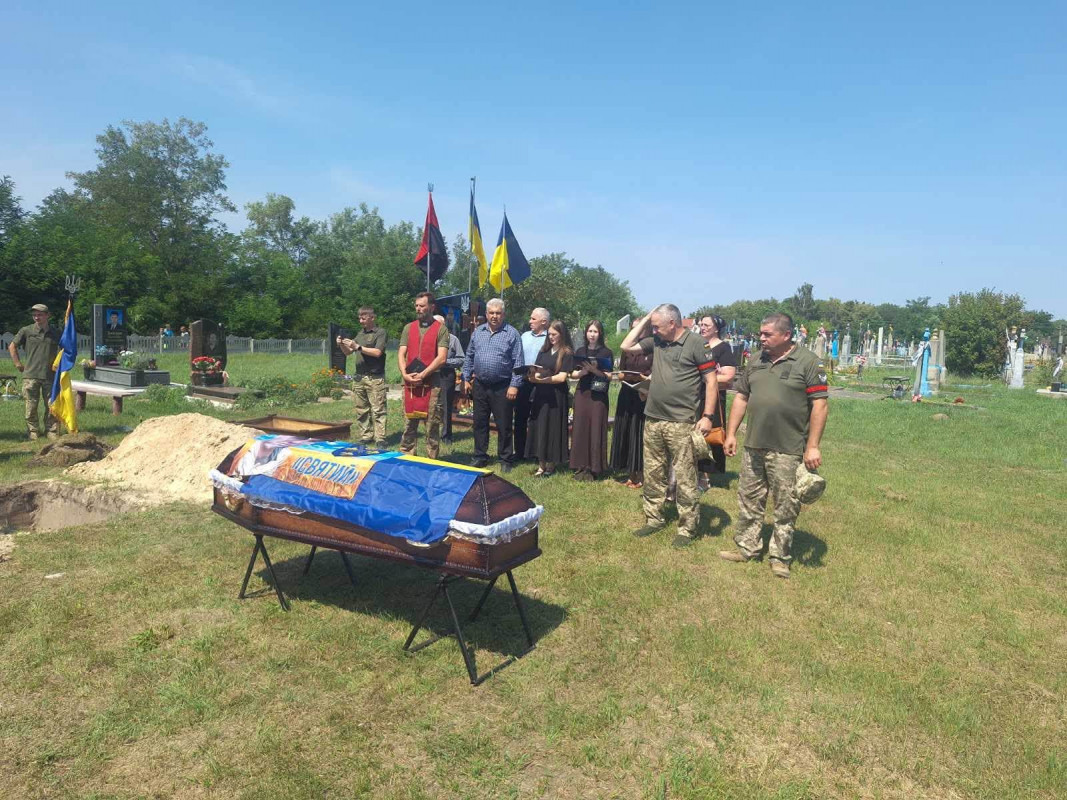 На Волині поховали Героя Богдана Рибіченка, який загинув майже рік тому