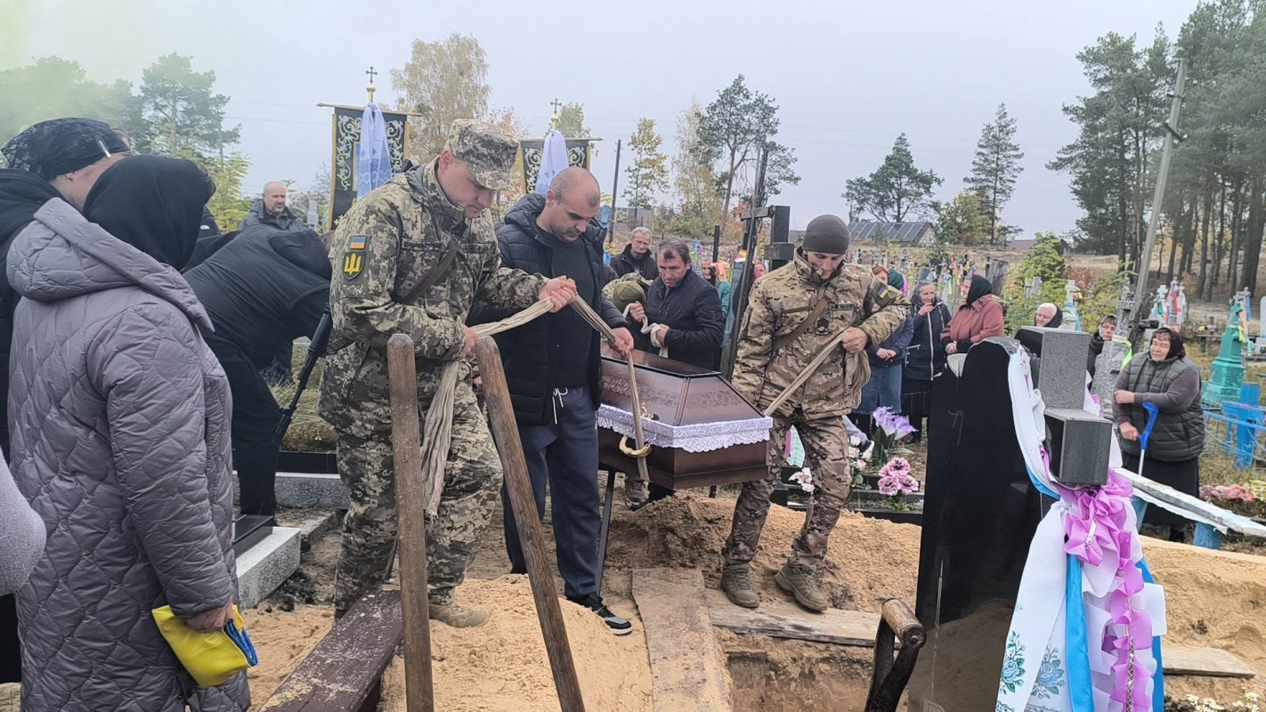 На Волині поховали воїна Богдана Назарука, який загинув на Курському напрямку